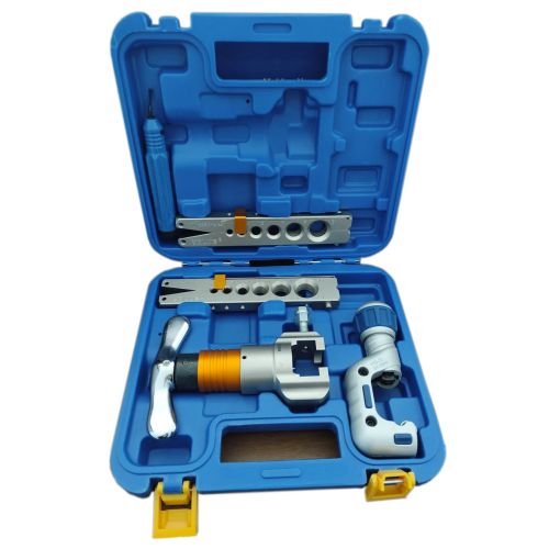 KIT UTENSILI HVACR CON CARTELLATRICE VFT-808E + TAGLIATUBI - GAS F-AF-AL-VAL-KIT01