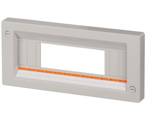 PANNELLO FINESTRATO PER 24 MOD. DIN (SENZA GUIDA DIN) - ETN EC625105