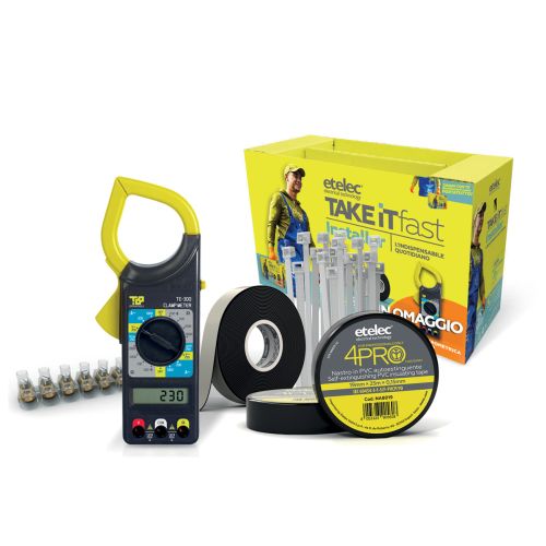 KIT ASSORTIMENTO ETELEC + PINZA AMPEROMETRICA - ETL KT1083