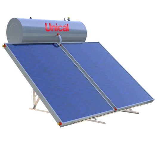 KIT SOLARE TERMICO 300LT 2 COLLETTORI C/NATURALE T. PIA/INCL - UNIC SUNSTARS300