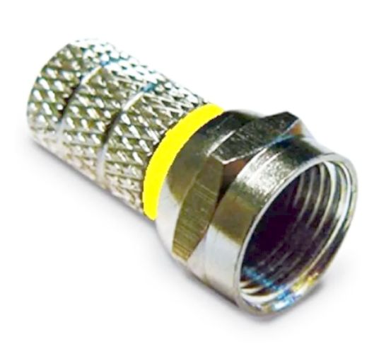 CONNETTORE F D.6,8MM ANELLO GIALLO - ERT 052443500