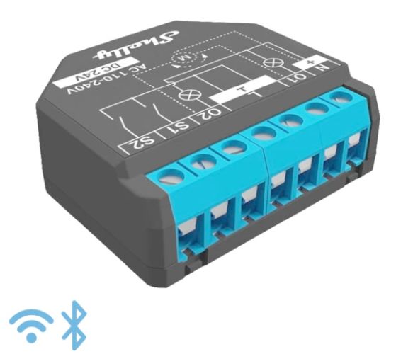RELE' WIFI + PM PER TAPPARELLE 16A AC/DC - LIFE SH-PLUS2PM