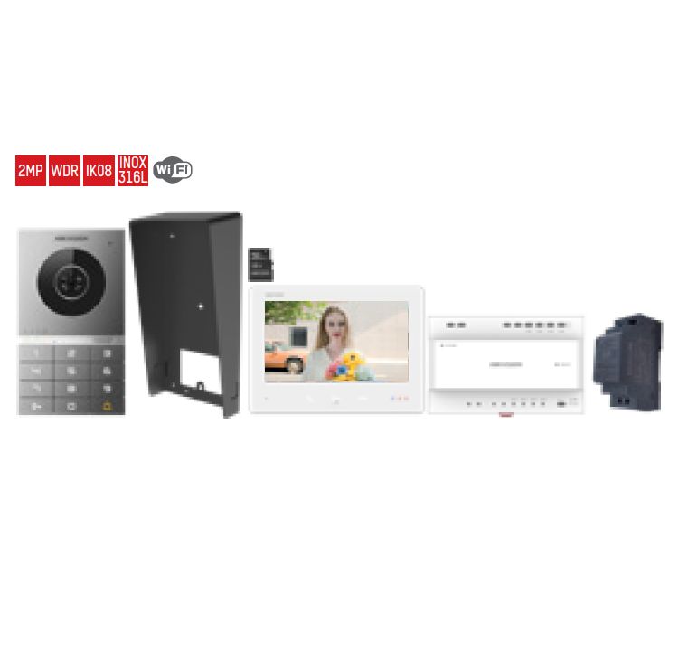 KIT VILLA 2 FILI MONOFAMILIARE ESPANS.OPZIN. DS-KIS706EY - HIK 305305968