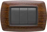 FLEXI' LIFE - PLACCA 3 MOD. LEGNO SCURO - NUV 2983/LS