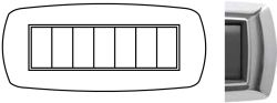 FLEXI' LIFE - PLACCA 7 MOD. CROMO - NUV 2987/CR