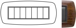 FLEXI' LIFE - PLACCA 7 MOD. LEGNO SCURO - NUV 2987/LS