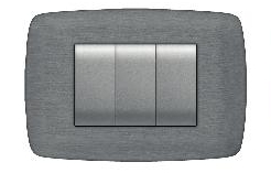 PLACCA BRIO 3M ACCIAIO SATINATO - NUV 3203/AS