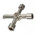 CHIAVE UNIV. MULTIUSO X SPORTELLI CONTATORE ACQ-GAS-QUADRI E - TCOM CU001