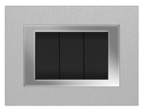 PLACCA FLEXI ELITE 3P ALLUMINIO - NUV 5703/ALS