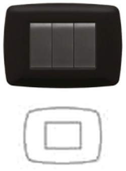 PLACCA BRIO 2M NERA - NUV 3212/N