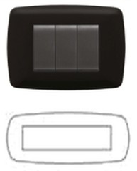 PLACCA BRIO 7M NERA - NUV 3207/N