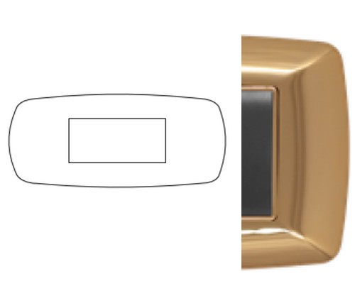 PLACCA BRIO 5M ORO - NUV 3205/OR