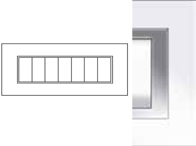 PLACCA FLEXI ELITE 7M BIANCO - NUV 5707/WH