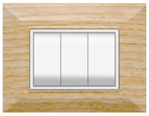 PLACCA FLEXI PLAIN ABS 3M LEGNO SBIANCATO - NUV 5203/SB