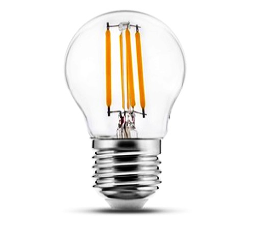 LAMPADA SFERA FILOLED 4W E27 6400K 470LM - DRL LF2P454C7