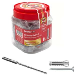 BARATTOLO 200PZ + PUNTA SDS SX PLUS 6X30S - FIS 00570206