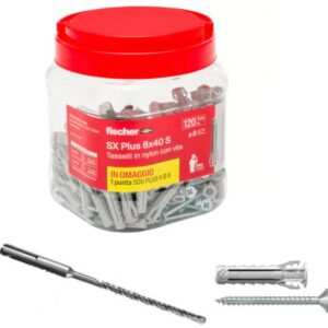BARATTOLO 120PZ + PUNTA SDS SX PLUS 8X40S - FIS 00570208