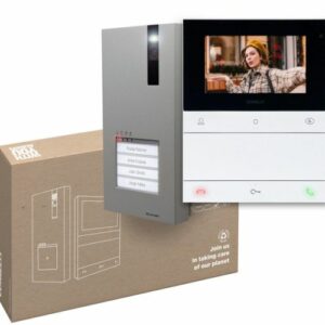 KIT VIDIOCITOFONO QUADRA E PEOPLE CON VIVAVOCE SB2 - COE PL8461V