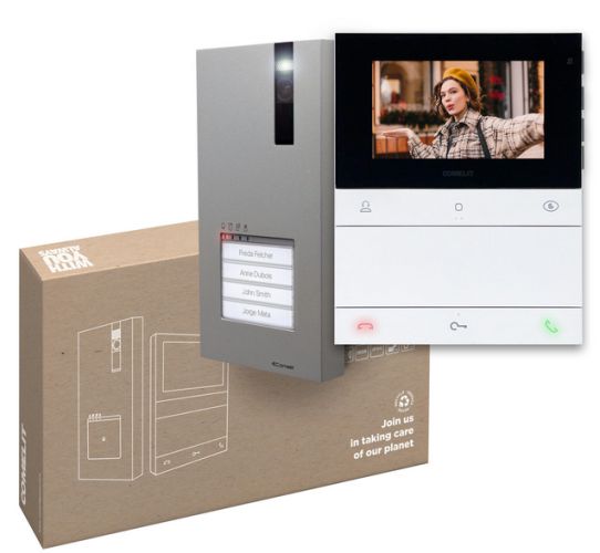 KIT VIDIOCITOFONO QUADRA E PEOPLE CON VIVAVOCE SB2 - COE PL8461V