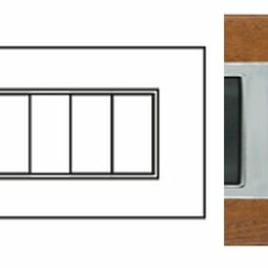 PLACCA FLEXI ELITE 4M LEGNO SCURO - NUV 5704/LNS