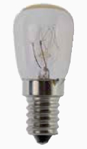 LAMPADA PICCOLA PERA CHIARA 15W E14 PER FRIGO - BOT PP15MFR240
