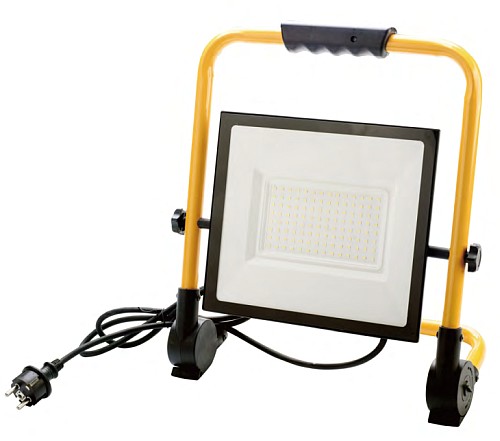 PROIETTORE LED 100W 4000K 8000LM DA CANTIERE CON PIEDISTALLO - OVE 25434