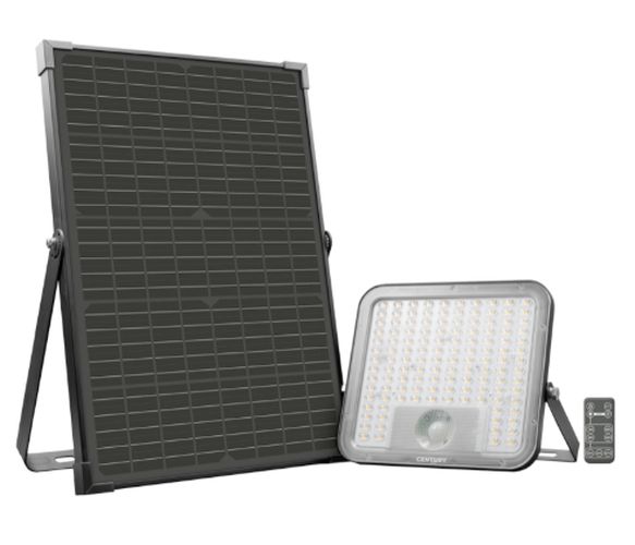 PROIETTORE LED SOLARE 60W 4000K-6000K 9600LM IP65 DIMM.C/SEN - CUY ERGY-6016000
