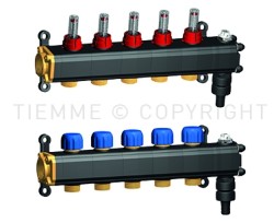 3871POL COPPIA COLL IN POLIAMMIDE DI DISTR. 1"G - 12 VIE - TIE 3880030