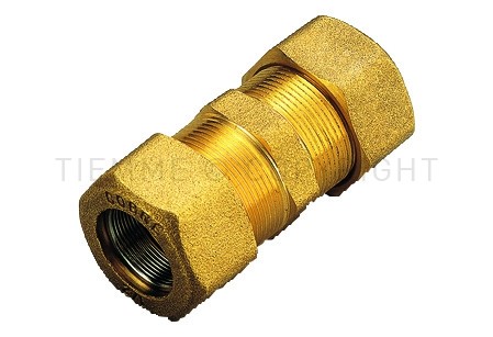 1591 RACCORDO DIRITTO DOPPIO STEEL BLOCK TUBO FERRO 2" - TIE 1500195