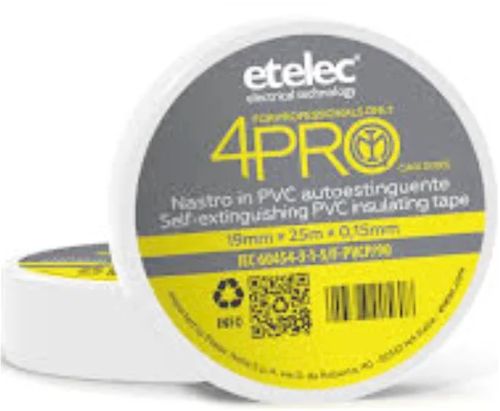 NASTRO ISOLANTE 19X25 IMQ BIANCO PROFESSIONALE - ETL NA8419