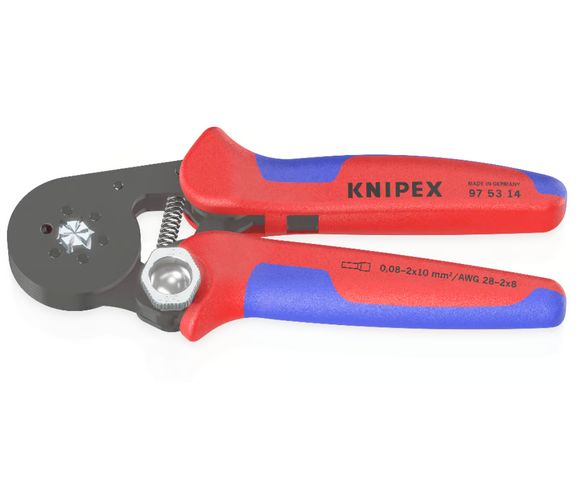 PINZA 180MM PER TERMINALI A BUSSOLA DA 0,08 A 16MM E 2X10MM - KNI 97 53 14