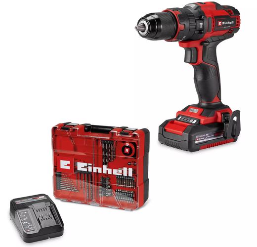 TRAPANO A PERCUSSIONE 18W CON BATTERIA 2AH E CARICABATTERIA - EIN 4514325