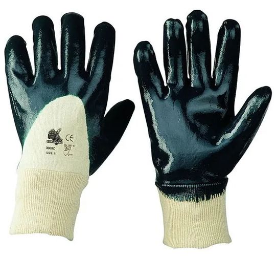 GUANTO DA LAVORO NBR DPI2 BLU POLSO DORSO AREATO TG.9 - SCM 6303/9