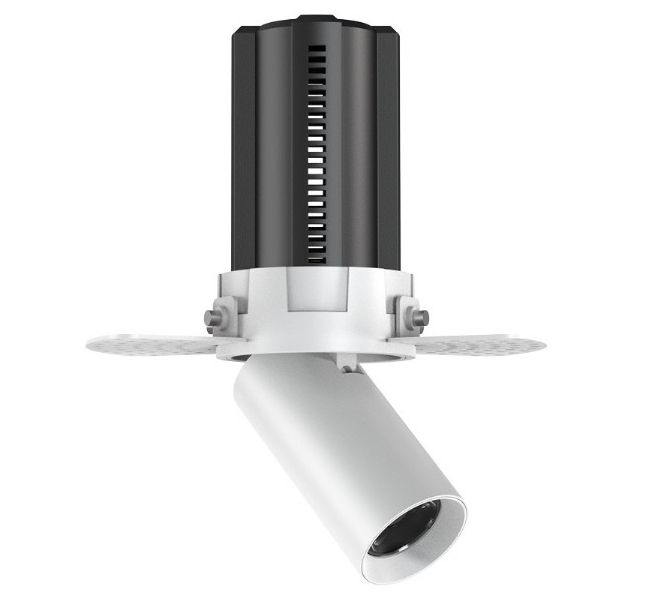 FARETTO INCASSO LED 9W 55° 3000K 765LM BIANCO ON-OFF - MCA 71821