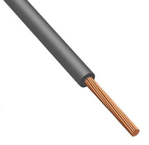 CAVO ANTINCENDIO H07Z1-K 1X2.5 GRIGIO ARMONIZZATO PRIVO DI A - CDR CAVOANTINC1X2.5GR