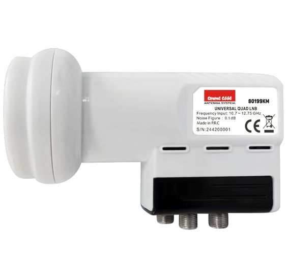 LNB 4 USCITE UNIVERSALE 0,1DB - ESM 80199KM