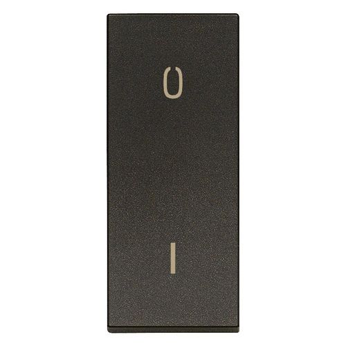 INTERRUTTORE 2P 20AX BASCULANTE NERO - VIW 30016.G
