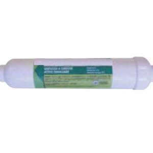 CARTUCCIA IN LINE 10"X2" CARBONE ATTIVO ATTACCO 1/4" - IDSE GAC10L