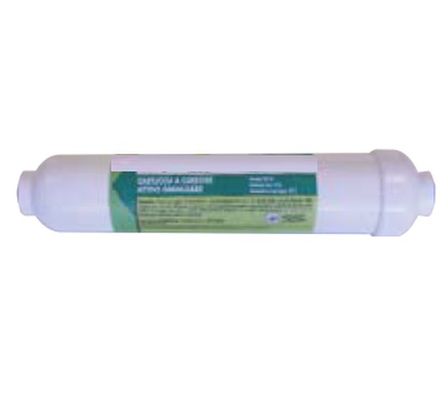 CARTUCCIA IN LINE 10"X2" CARBONE ATTIVO ATTACCO 1/4" - IDSE GAC10L