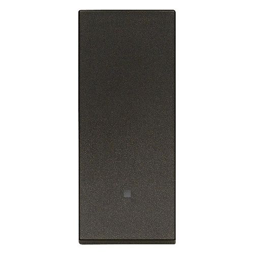 INTERRUTTORE 1P 10AX BASCULANTE NERO - VIW 30020.G