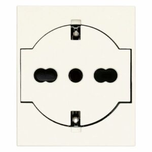PRESA 2P+T P40 UNIVERSALE A FILO BIANCO - VIW 30211.B