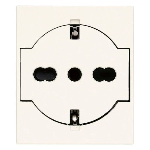 PRESA 2P+T P40 UNIVERSALE A FILO BIANCO - VIW 30211.B