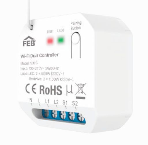 ATTUATORE DOPPIO WIFI - NUV 9325