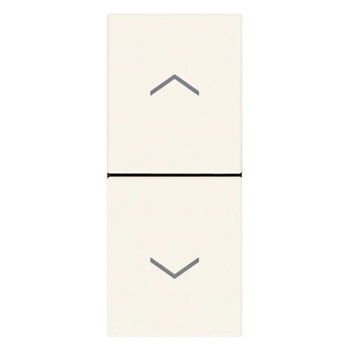 Due pulsanti interbl. NO+NO 10A bianco - VIW 30062.B