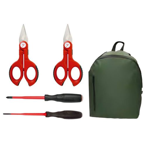 KIT 2 FORBICI F1 + 2 GIRAVITI SLIM + ZAINO - INR AO2510