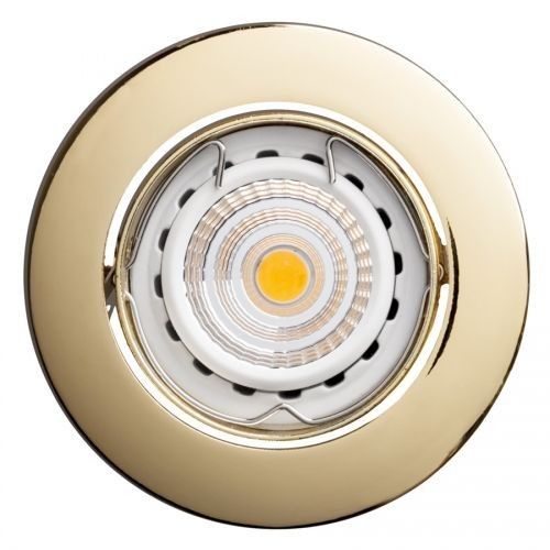 FARETTO FISSO ROTONDO INCASSO GU10 ORO - MCA 41246