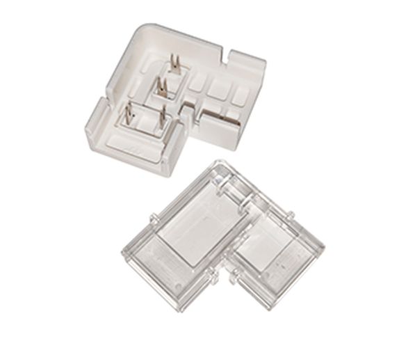 CONNETTORE ANGOLARE 90° PER STRISCIA LED COB 220V/24V - LIFE FLSC2206