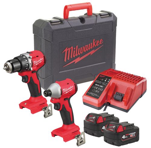KIT TRAPANO A PERCUSSIONE + AVVITATORE AD IMPULSI 1/4" 18V - COP 4933492827