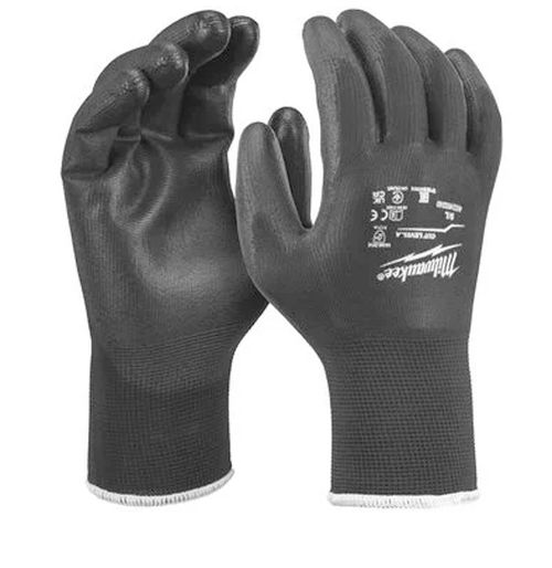 GUANTI GENERICI IN PU NERO - 9/L - COP 4932493240