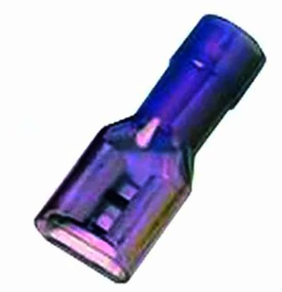 INNESTO FEMMINA TUTTO ISOLATO 1,5-2,5MM² 6,3X0,8 BLU PC - INR ICIQ268FHVIPC